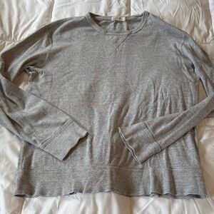 J. Crew Heather Gray Knit Top
